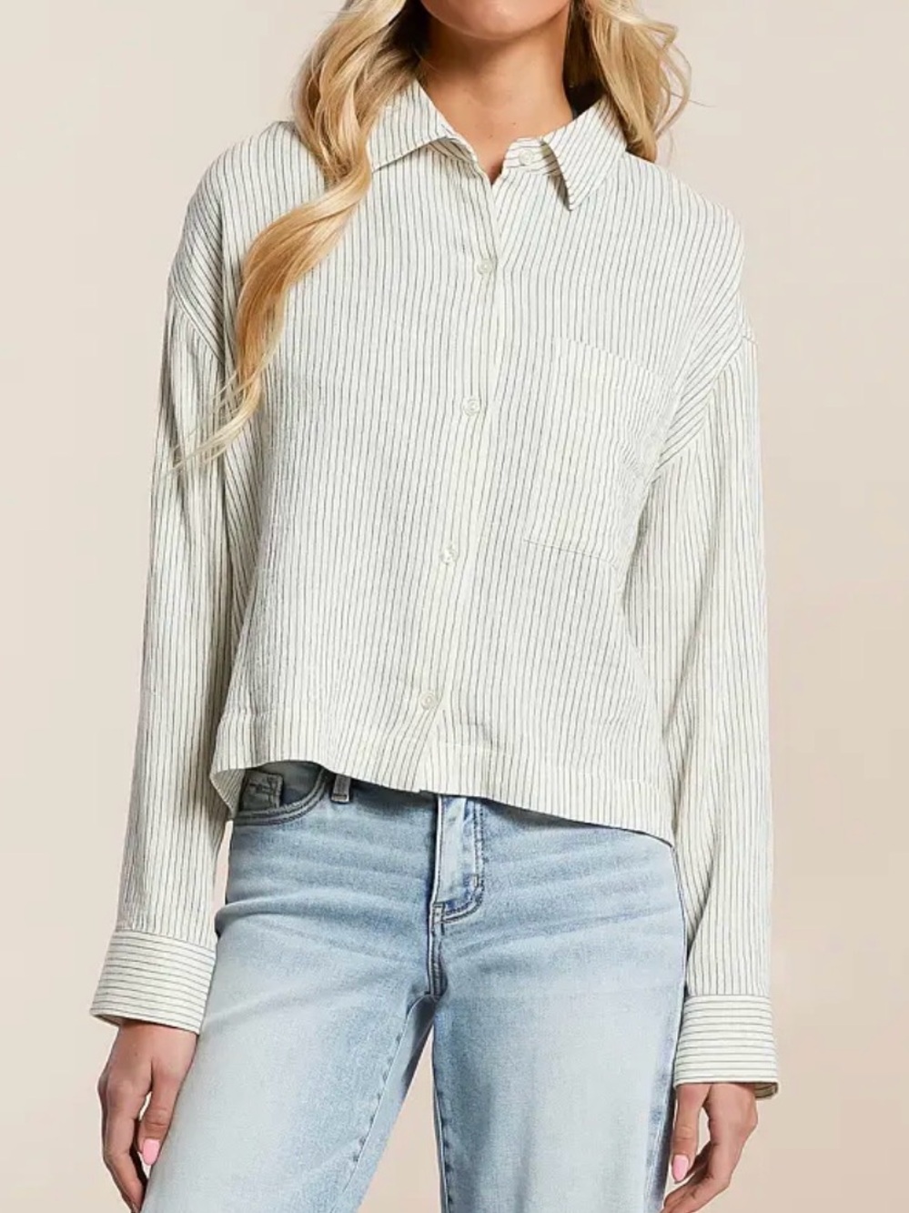 Z Supply 100% Cotton Striped Shirt